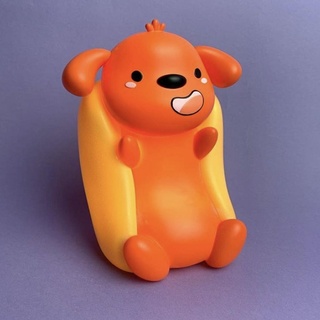 happy hot dog Game customizer cute kawaii miniatures animals 3d print model - Mito3D