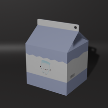 feliz leite chaveiro 3d impressão tumblr estético 3d print model - Mito3D