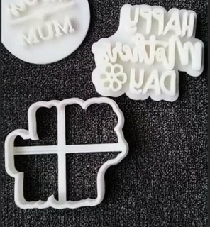 happy mother's day cookie cutter stamp sello mam mom Various mum seal mom's #1 mothers 3d print model - Mito3D