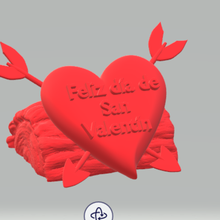 happy valentine day bijoux le 14 février joyeuse saint-valentin art toy 3d print model - Mito3D