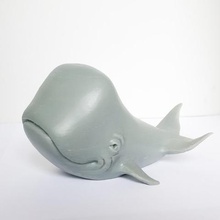 happy whale art 3d print model - Mito3D