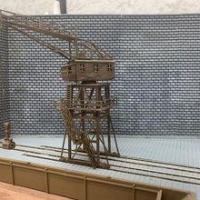 harbour crane scale architecture railway modelling train 3d print model - Mito3D