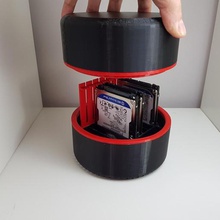 boîtier du disque dur gadget lecteur de logements ssd 3d print model - Mito3D