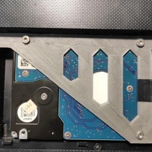 caddy disco rígido asus k53s ferramenta eletrônica hdd de montagem 3d print model - Mito3D
