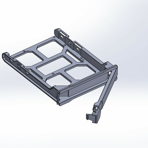 hard drive drawer 3D print model - Mito3D