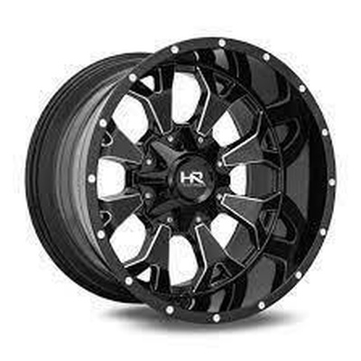 hardrock offroad h711 real rims wheel rim tyre tire model 3d print model - Mito3D