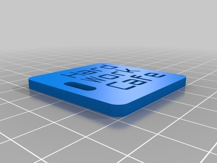 hardworkcafe customized organization 3d print model - Mito3D