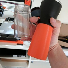 hario mini moulin mince étendue moudre le conteneur outil de haricot ensemble café la main trémie broyeur 3d print model - Mito3D