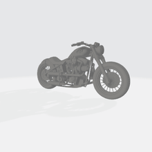 harley-davidson corcho turbocompresor art moto la motocicleta modelo en miniatura de juguete vehículo 3d print model - Mito3D