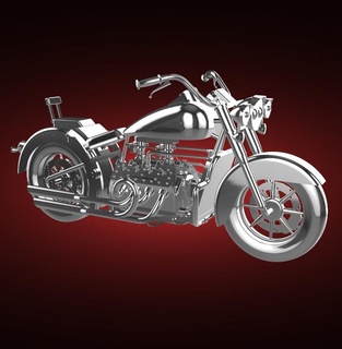harley davidson cvo v8 moto bicyclette moteur vélo two wheeled véhicule motard sport vitesse turbo roadster hachoir 3d print model - Mito3D