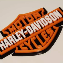 Harley david arte motociclo 3d print model - Mito3D