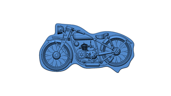 Harley Davidson motosiklet yıl 40 50 nostaljik 3d print model - Mito3D