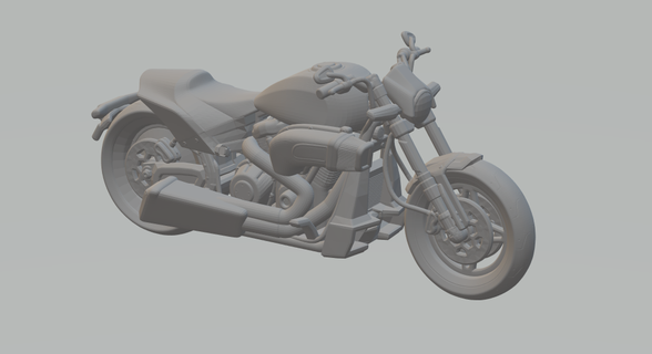 Harley Davidson bicicleta diecast brinquedos hotwheels ciclo 3d print model - Mito3D