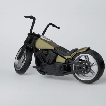 Harley Davidson Benutzerdefiniert Fett Junge Stil Spiel Davidsson Motorrad Modell Rahmen 3d print model - Mito3D