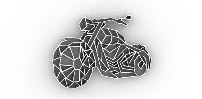 harley davidson 2d decoration decor interior design art nerd keychain emblem pendant logo harleydavidson motorbike 3d print model - Mito3D