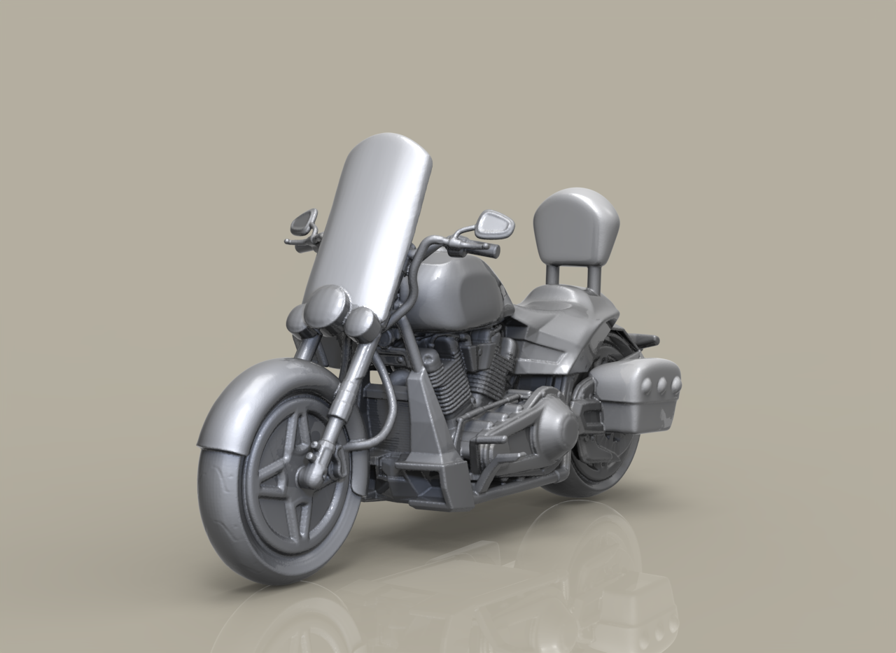 Harley Davidson 3d modelo personalizado 3D print model - Mito3D