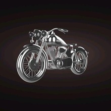 Harley Davidson klasik 3d print model - Mito3D