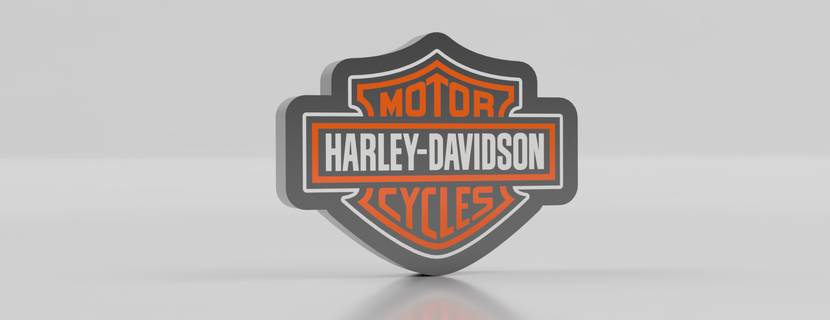 Harley Davidson Lampe 3d print model - Mito3D