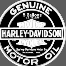 Harley Davidson motor sıvı yağ 3d print model - Mito3D