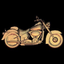 harley davidson motosiklet bisikletçinin oyun 3d print model - Mito3D