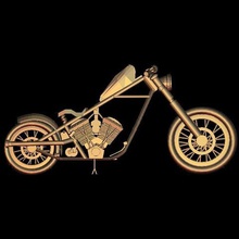 harley davidson motorcycle biker game 3d print model - Mito3D