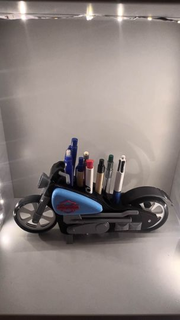 Harley Davidson motocicleta lápis caso bainha escritório 3d print model - Mito3D