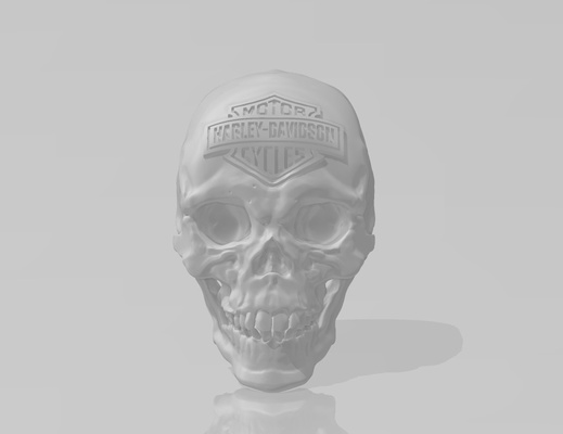 harley davidson cranio gadget davidson motociclo bicicletta america 3d print model - Mito3D