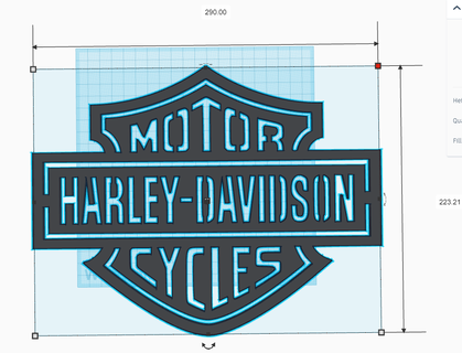 Harley Davidson pochoir moto motard vélos fabrication peinture mur art 3d print model - Mito3D