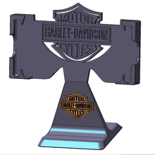 harley davidson table phone stand tool davison holder support base smartphone game 3d print model - Mito3D