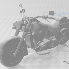 Harley Davidson Clásico motocicleta bicicleta motor 3d print model - Mito3D