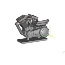 harley motor vários 3d print model - Mito3D