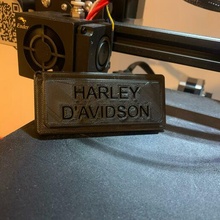 Harley Schlüssel Kette ehemalige Davidson Motorrad Deko trainieren einzigartig ender3 runden Linderung Reliefs Motor Sport 3d print model - Mito3D