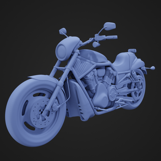 Harley cavaliere vrod giocattolo motociclo 2wheels Bici moto incrociatore 3d print model - Mito3D