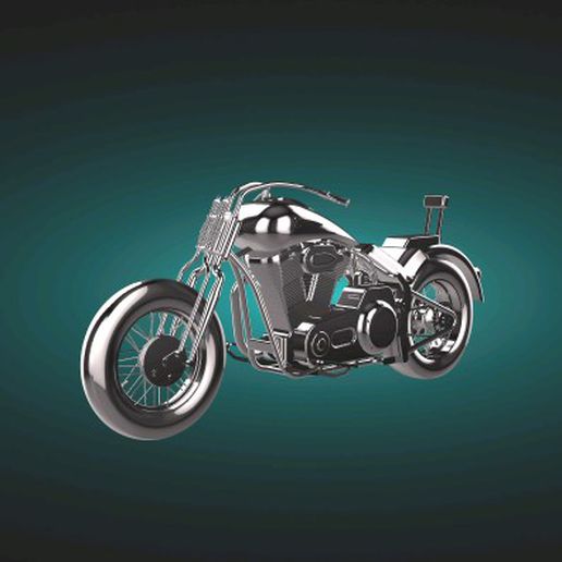 Harley modèle Davidson 3D print model - Mito3D