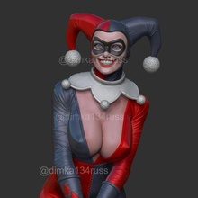 Harley Quinn dc Batman Joker Comics Karikatur Comic Schurke Charakter scifi Fantasie Kunst Mädchen Kämpfer Frau Miniaturen Figuren 3d print model - Mito3D