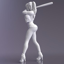 Harley Quinn 3d print model - Mito3D