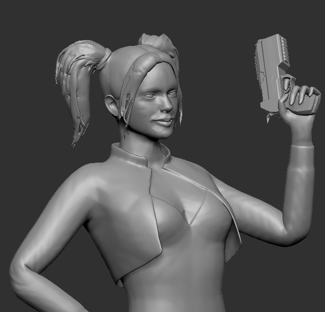 Harley Quinn suicide équipe figure 3D print model - Mito3D