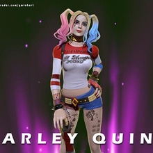 Harley Quinn 3d modèle 3d print model - Mito3D