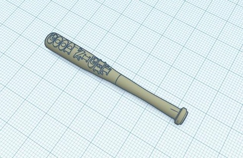 harley quinn baseball bat playmobil playmobil harley quinn dc bat beisball comic joker  3d print model - Mito3D