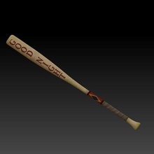 harley quinn baseball bat diorama file stl printer 3d fdm sla fff sls 3d print model - Mito3D