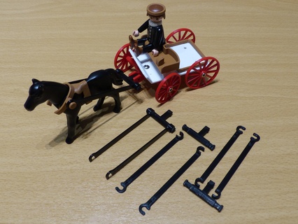 harness water trough playmobil western saloon horses buggy cowboy indian strong apache watering hole hitching 3d print model - Mito3D
