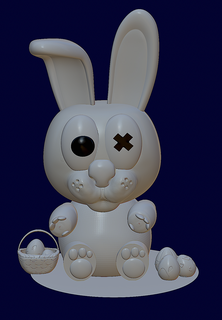 Harold Hase Spielzeug Kreatur 3d print model - Mito3D
