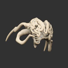 harpia helmet game props agony 3d print model - Mito3D