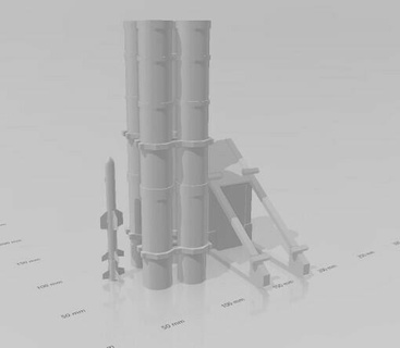 harpoon missile rgm-84 Game 3d print model - Mito3D