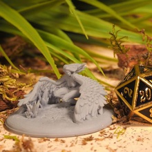 harpy masa üstü minyatür oyun yaratık canavar kadın Bayan kuş stl dosya 3d model fantezi warhammer gloomhaven pathfinder kritik rol rpg dnd dungeons dragons 3d print model - Mito3D