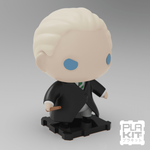 harry potters draco malfoy game collectible collection miniature figurine action figure toys toymaker purakito plakit2 movie 3D print model - Mito3D