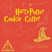 harry potter - cookie cutter 27 cutters 3d print model - Mito3D