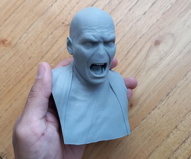 Harry alfarero Voldemort harry potter Arte magia juguete estatua ventilador potterhead fantasía ciencia ficción 3d print model - Mito3D