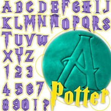 harry potter alphabet cookie cutter stamps- caps - letters numbers signs home biscuits battery hogwarts printable cakes 3d imprint dining cooky cookiecutter karaoke 3dprint kitchen biscuit cutting plate household jannie wizard house gingerbread bread ginger fondant gryffindor hufflepuff ravenclaw slytherin 3d print model - Mito3D