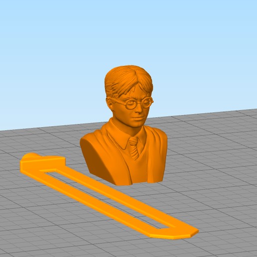 harry potter bookmark separator books 3D print model - Mito3D